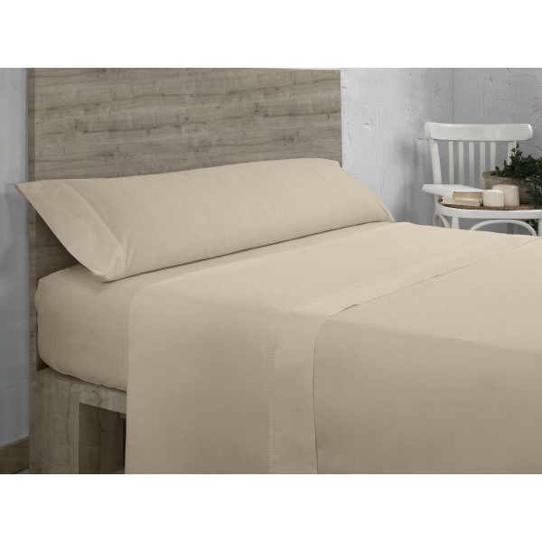 Fitted bottom sheet Alexandra House Living QUTUN Grey 200 x 1 x 200 cm