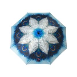 Beach parasol Blue Ø 200 cm SPF50+ Peacock