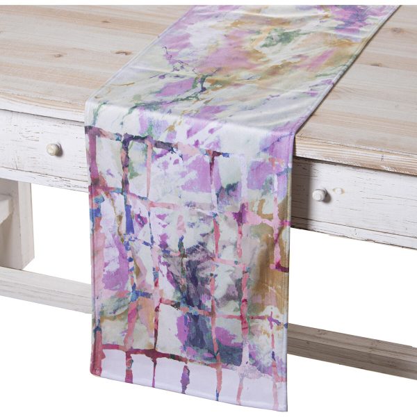 Table Runner Alexandra House Living Multicolour Textile Velvet