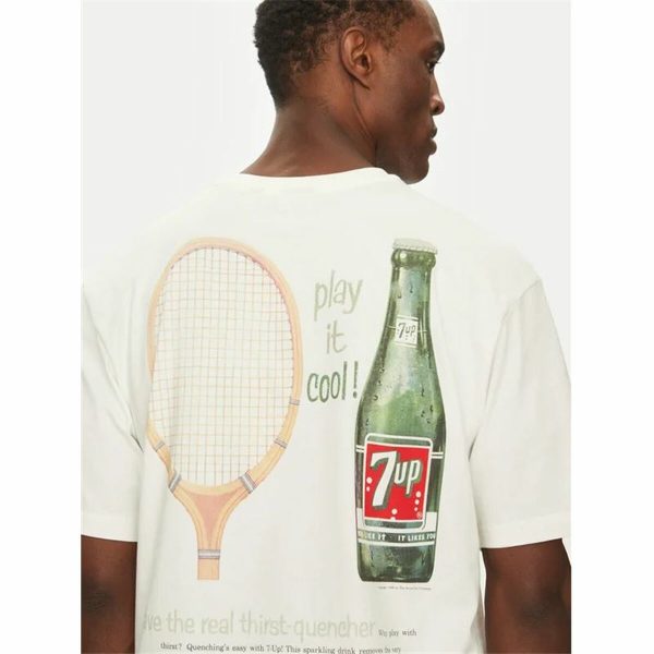 Men’s Short Sleeve T-Shirt Only & Sons Ons7Up Rlx Ss Beige