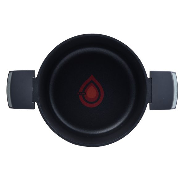 Casserole with lid Masterpro GASTRO REECO MP Black