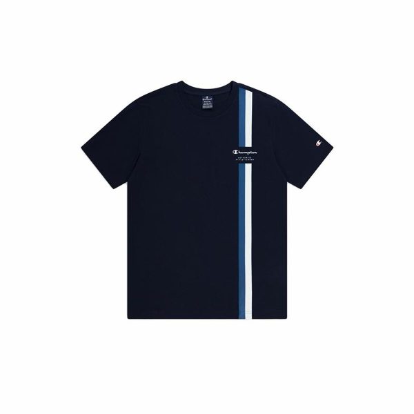 Men’s Short Sleeve T-Shirt Champion Crewneck Black