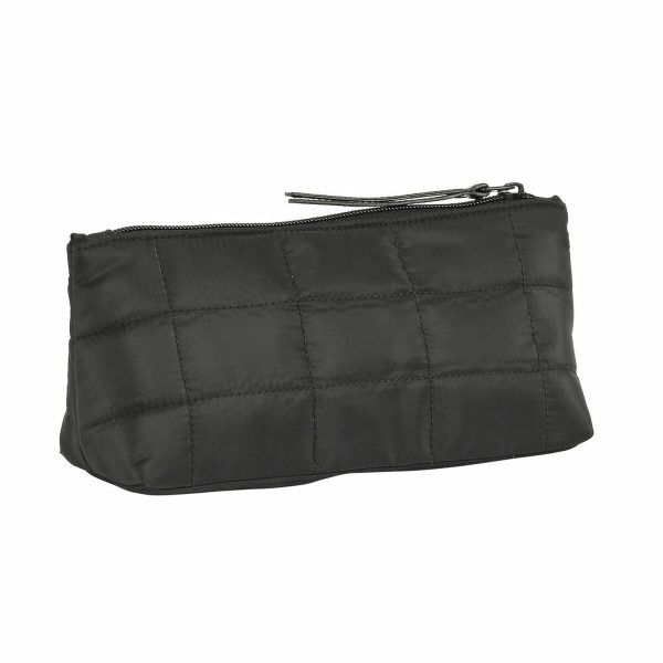 School Toilet Bag Moos Negro Black Padded 23 x 12 x 8 cm