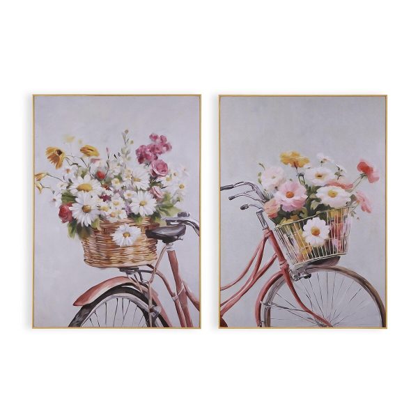 Painting Versa Canvas 2,5 X 60 X 50 CM Bicycle