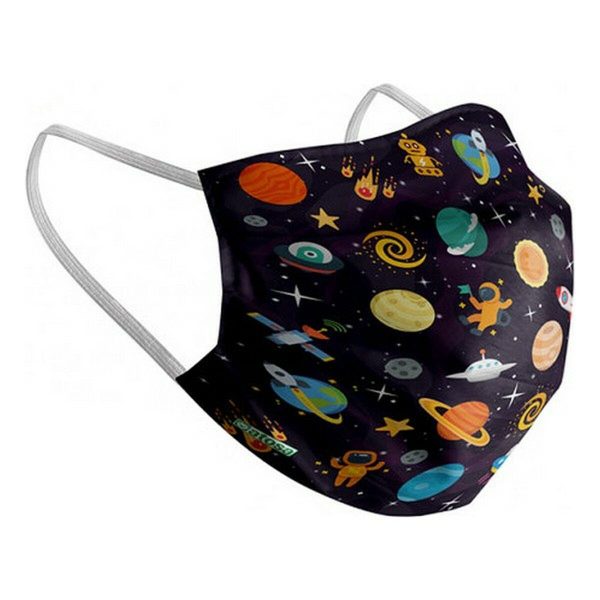 Hygienic Reusable Fabric Mask Space Children’s