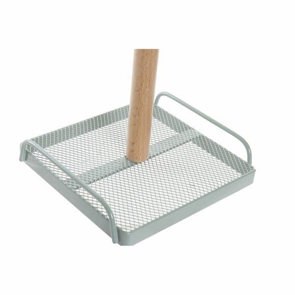 Kitchen Paper holder DKD Home Decor Beige Metal Mint Pinewood (16 x 15 x 29,5 cm) (2 Units)