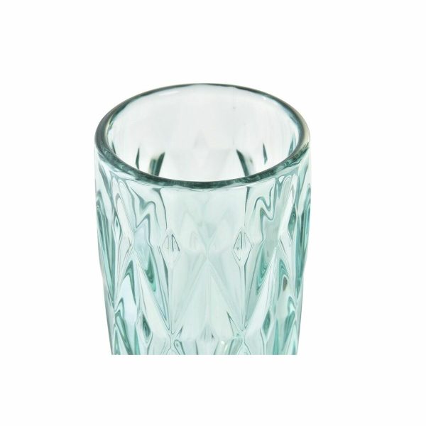 Wineglass DKD Home Decor Turquoise Crystal 150 ml