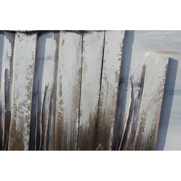 Canvas DKD Home Decor Canvas MDF Wood 90 x 2,5 x 60 cm