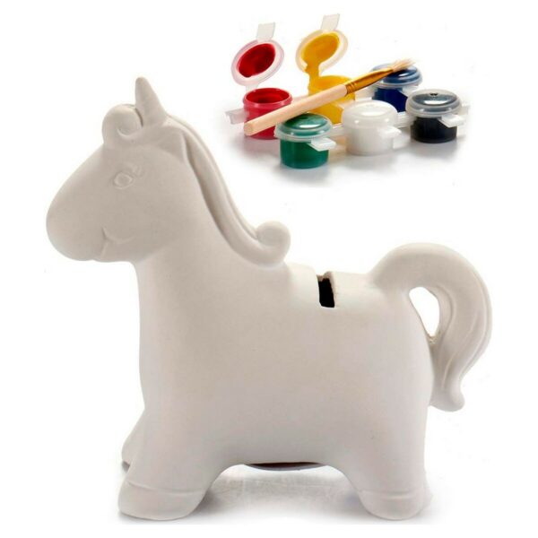 Money box Pincello Ceramic Unicorn 6,4 x 13 x 14 cm