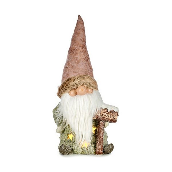 Decorative Figure Krist+ White Brown Green Pink Goblin 21 x 58 x 27 cm
