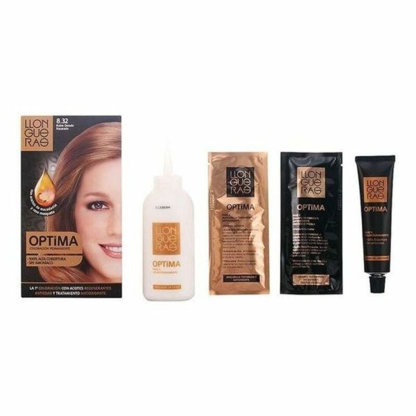 Dye No Ammonia Llongueras Optima Nº 8.32-Light Blond Natural (1 Unit)
