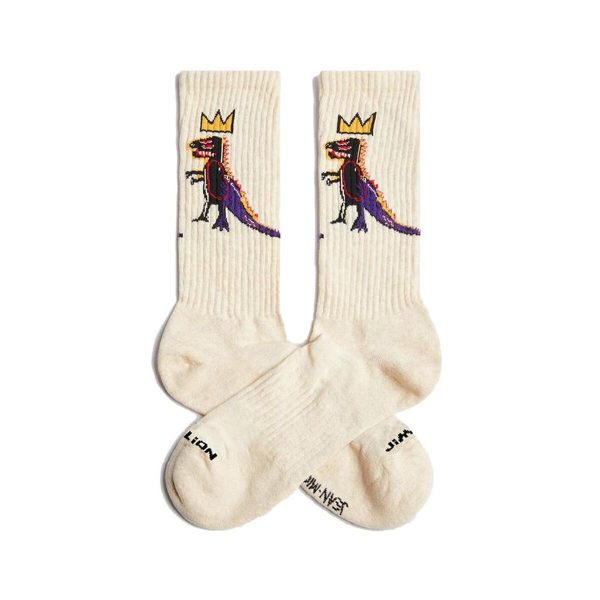 Socks Jimmy Lion Athletic Basquiat Pez Dis Brown