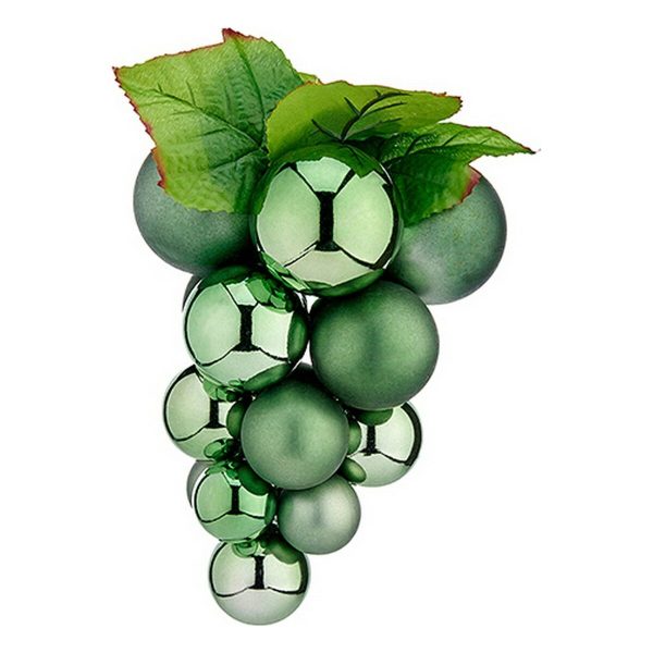 Christmas Bauble Krist+ Green Plastic Grapes Small