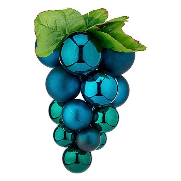 Christmas Bauble Krist+ 01862 Blue Plastic Grapes