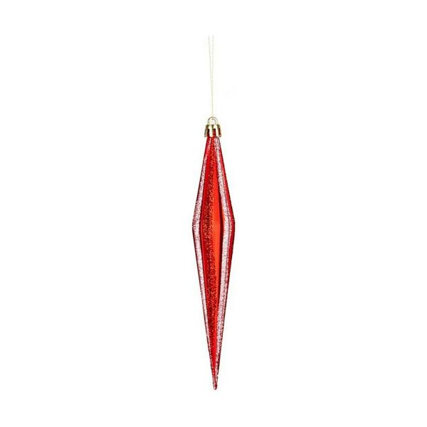 Christmas bauble Krist+ Red PVC 8,5 x 3,5 x 19 cm Streched