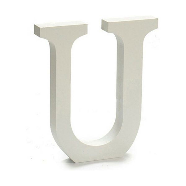 Letter Pincello U White 1,8 x 21 x 17 cm (12 Units)