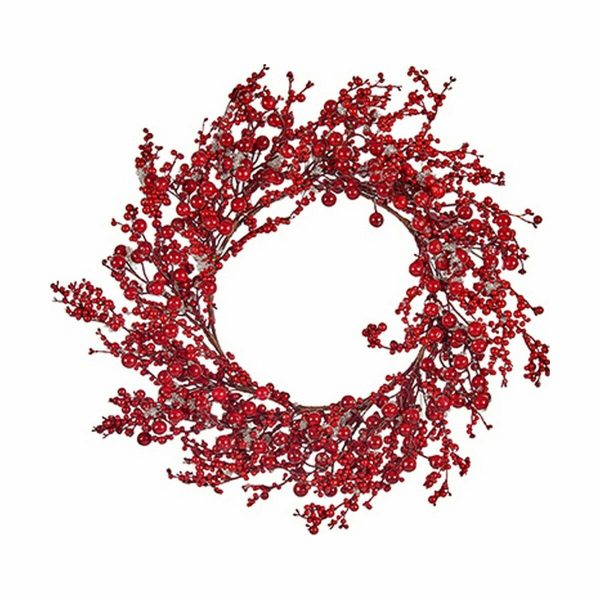 Advent wreathe Krist+ Red Plastic 48 x 10 x 48 cm (6 Units)