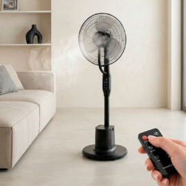 Nebuliser Pedestal Fan with Remote Control Sprair InnovaGoods